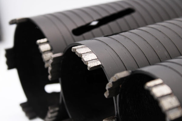 LXDIAMOND Diamant Trocken-Bohrkronen 32 - 202mm in Premium Qualität - Kernbohrkrone Betonbohrer für Stahlbeton Kalksandstein Mauerwerk