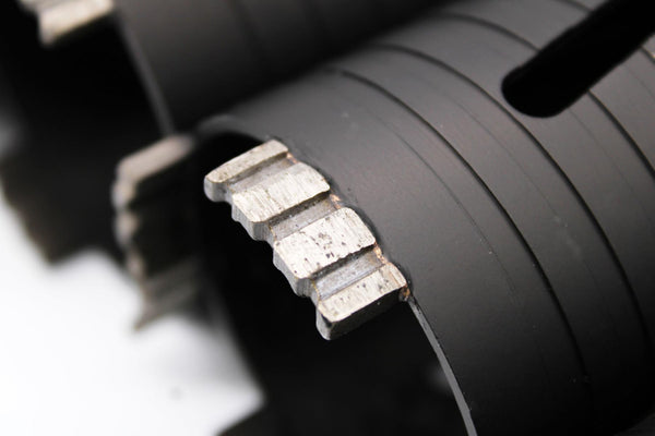 LXDIAMOND Diamant Trocken-Bohrkronen 32 - 202mm in Premium Qualität - Kernbohrkrone Betonbohrer für Stahlbeton Kalksandstein Mauerwerk