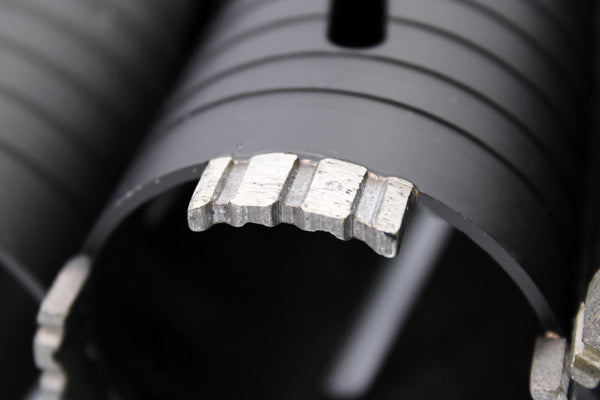 LXDIAMOND Diamant Trocken-Bohrkronen 32 - 202mm in Premium Qualität - Kernbohrkrone Betonbohrer für Stahlbeton Kalksandstein Mauerwerk