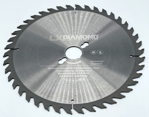 LXDIAMOND Hartmetall-Sägeblatt 160 - 600mm Holz Premium Kreissägeblatt für Wippsäge Kappsäge Handsäge