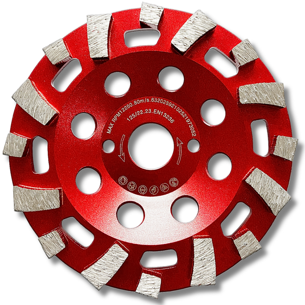 LXDIAMOND Diamant-Schleiftopf 125mm für Beton, Estrich, Fliesenkleber - Topfschleifer in 125 mm