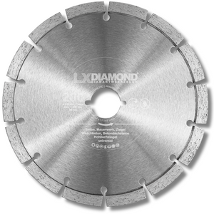 LXDIAMOND Diamant-Trennscheibe 200mm - Diamantscheibe für Beton Mauerwerk Ziegel Stein - kompatibel mit Lamello Tanga DX200 Fensterfräse Montagefräse