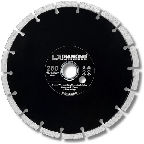 LXDIAMOND Diamant-Trennscheibe 200 Mm – 25,4 Mm Bohrung, Extra Dünn, Turbo-Schneidrand, Für Feinsteinzeug, Fliesen, Klinker & Naturstein LXDIAMOND Diamant-Trennscheibe 200 Mm – 25,4 Mm Bohrung, Extra Dünn, Turbo-Schneidrand, Für Feinsteinzeug, Fliesen, Klinker & Naturstein