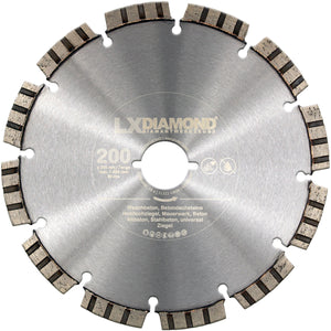 LXDIAMOND Diamant-Trennscheibe 200mm Premium passend für Lamello Tanga DX200 Fensterfräse