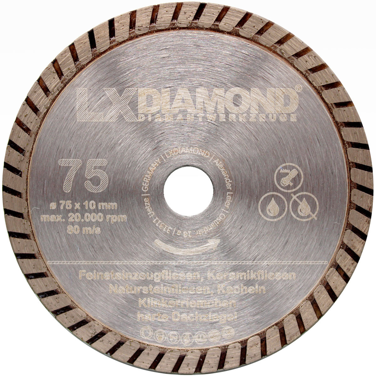 Diamanttrennscheibe DCT***, 125mm, Fliesen Diamanttrennscheibe DCT***, 125mm, Fliesen