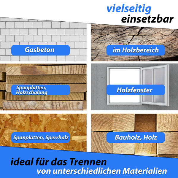 LXDIAMOND Hartmetall-Sägeblatt 150mm für Holz, Holz-Fenster passend für Bepo FFS 150 151 Montagefräse