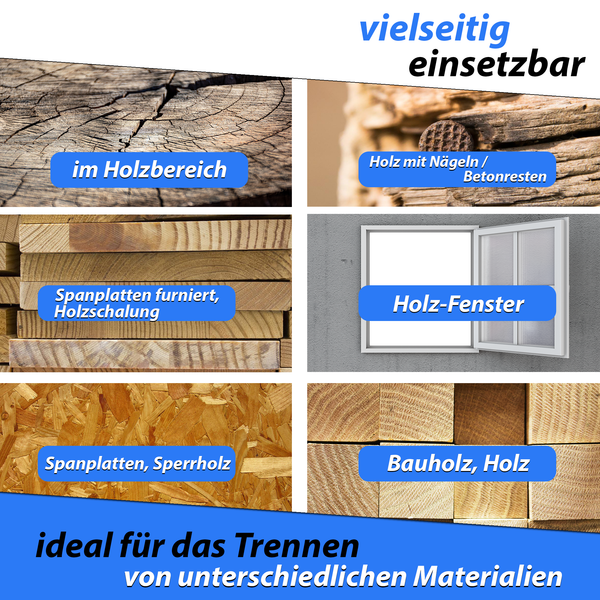 LXDIAMOND Hartmetall-Sägeblatt 200mm für Holz Nagelfest passend für Lamello Tanga DX200 Montagefräse