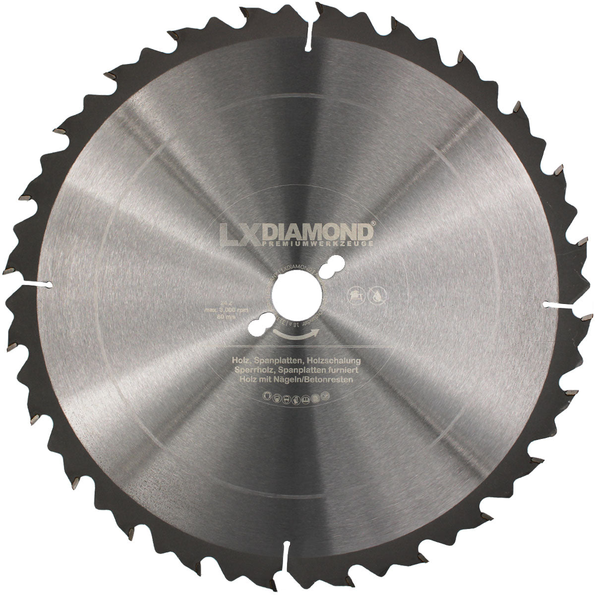 LXDIAMOND HM Kreissäge-Blatt 315 - 700mm Hartmetall Brennholz Holz Holzsäge für Bausäge Wippsäge