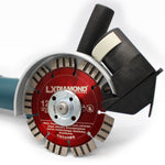 LXDIAMOND Universal Abzugshaube für 125 230 350mm Winkelschleifer Trennjäger Perfekter Staubschutz Absaugung