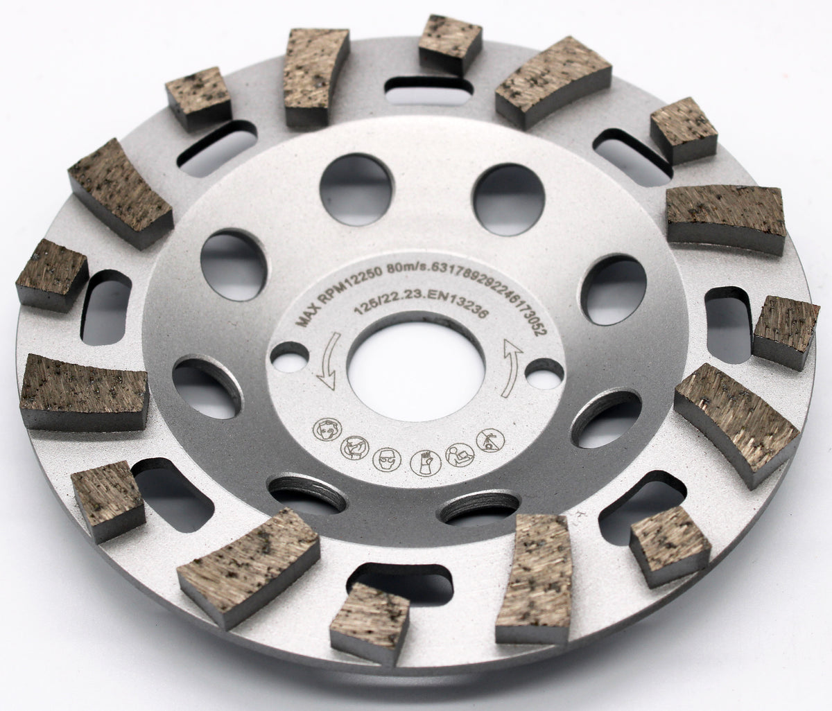 BTEC Twin Speed SPECIAL ARC Diamant-Topfschleifer Schleifteller 125mm X
